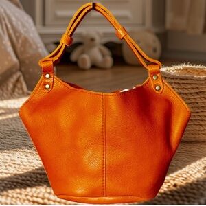 Portland Leather Small Kangaroo Bag, Koi